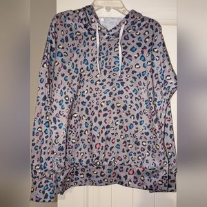Girls Leopard Hoodie